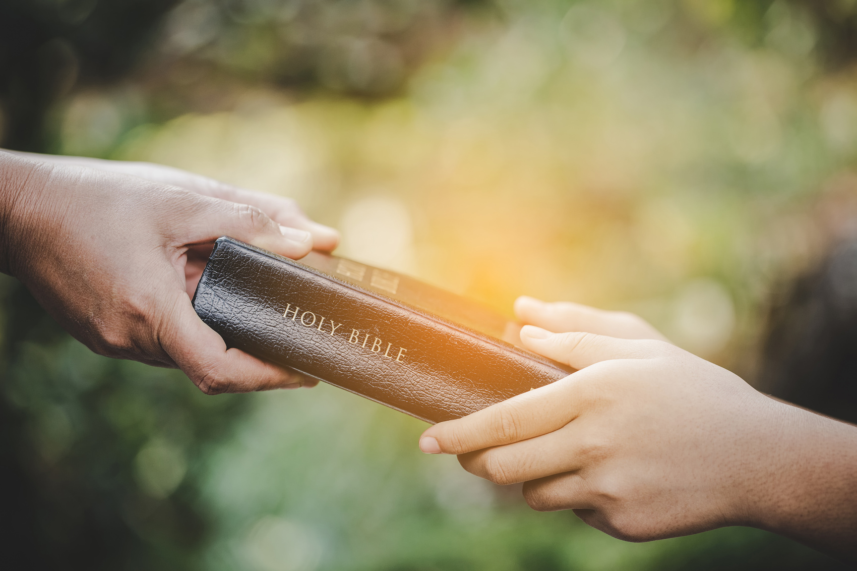 Man Sharing the Gospel 